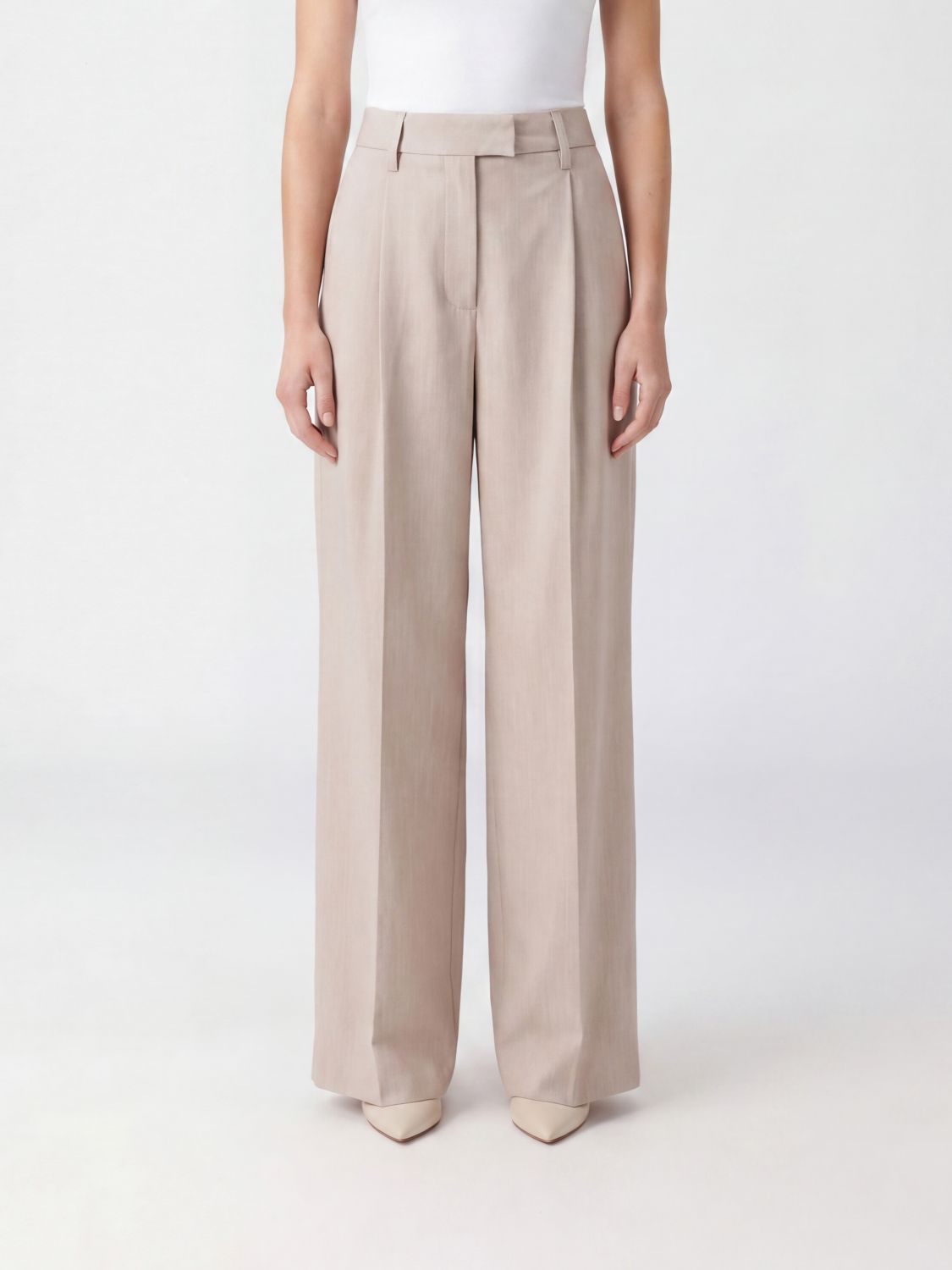 THELATEST Pants Woman color Beige