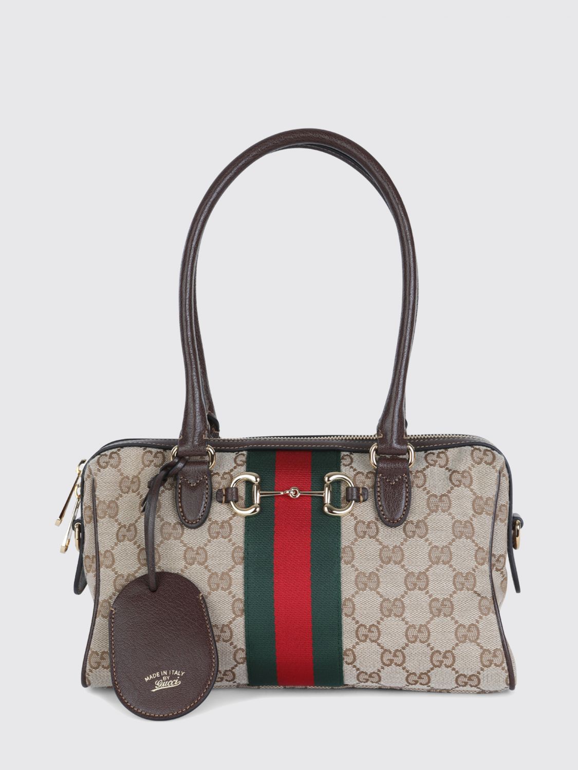 GUCCI Canvas Bag with GG Jacquard Monogram GUCCI Canvas Bag with GG Jacquard Monogram