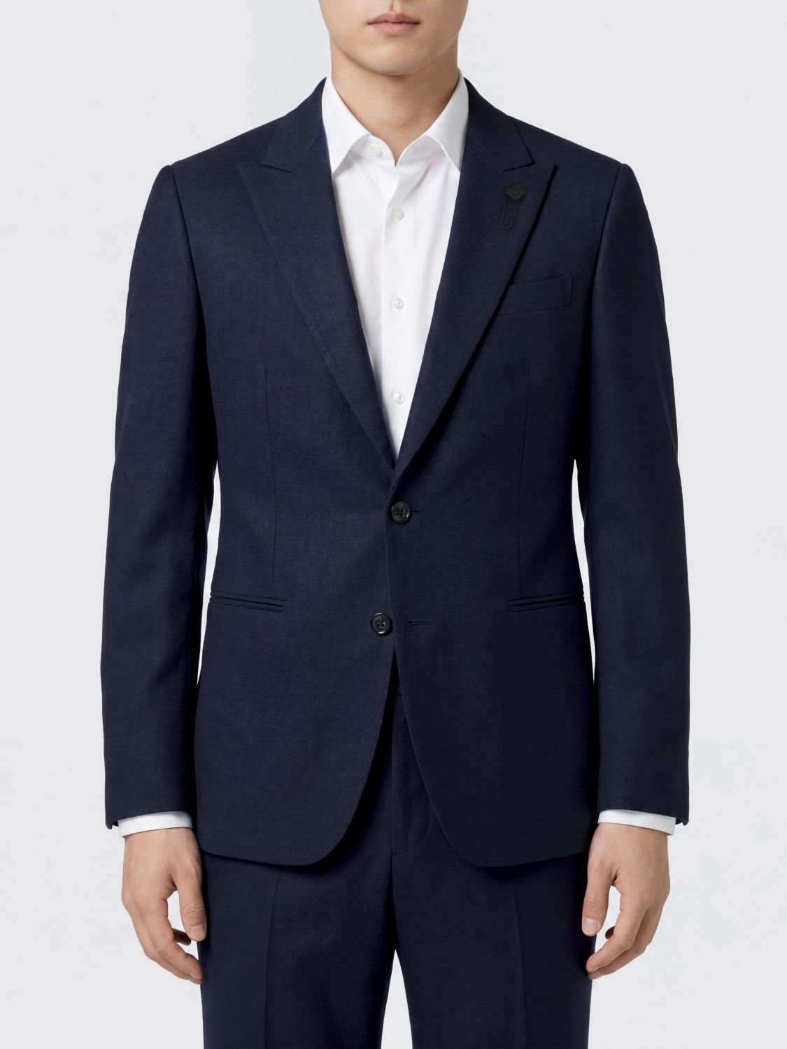 LARDINI Einreihiger Blazer aus Schurwolle