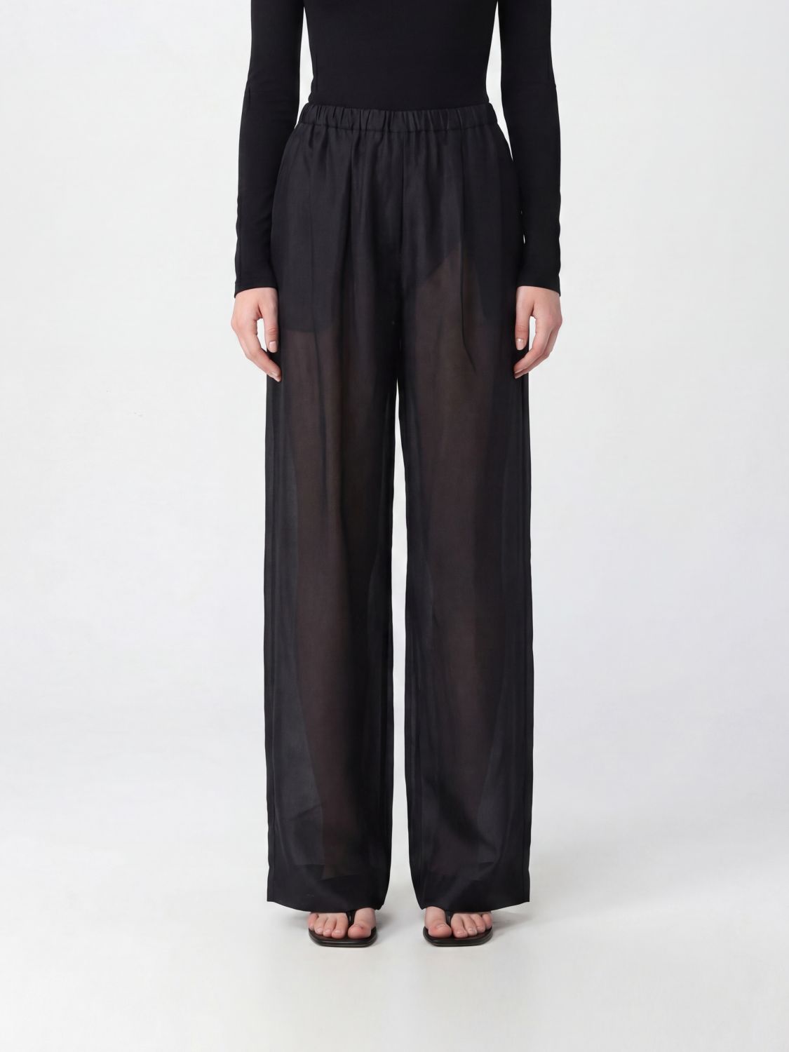 FORTE FORTE Pants Woman color Blue