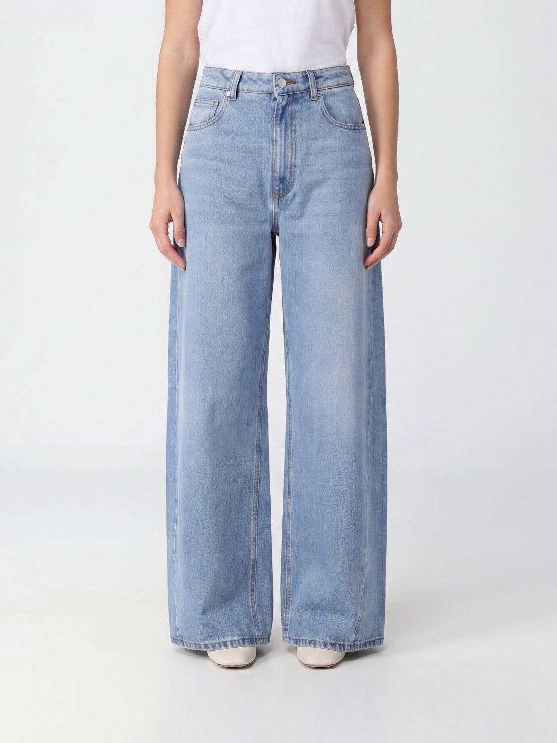 GIUSEPPE DI MORABITO Jeans Woman color Blue