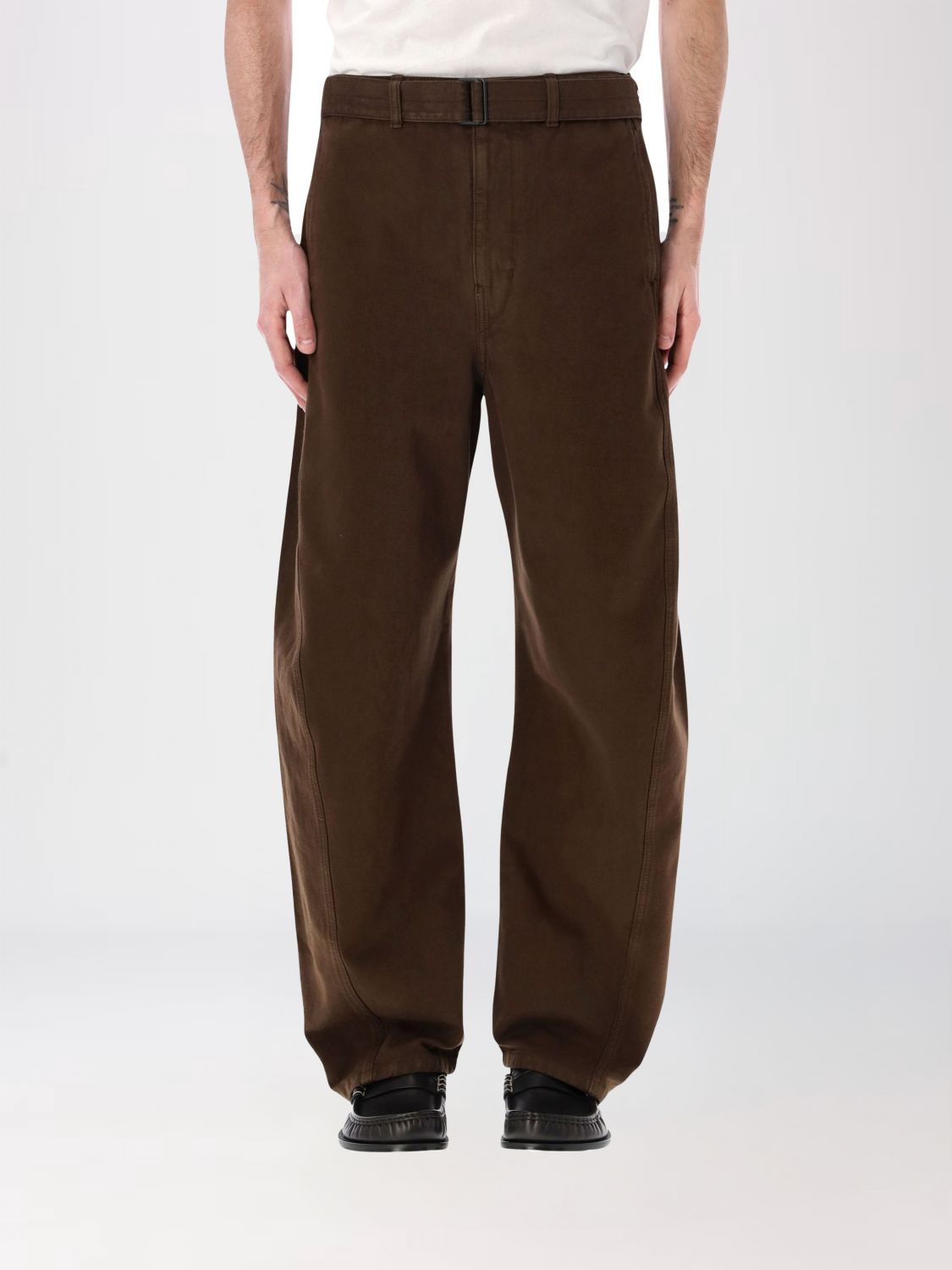 LEMAIRE Cotton Wide Leg Trousers