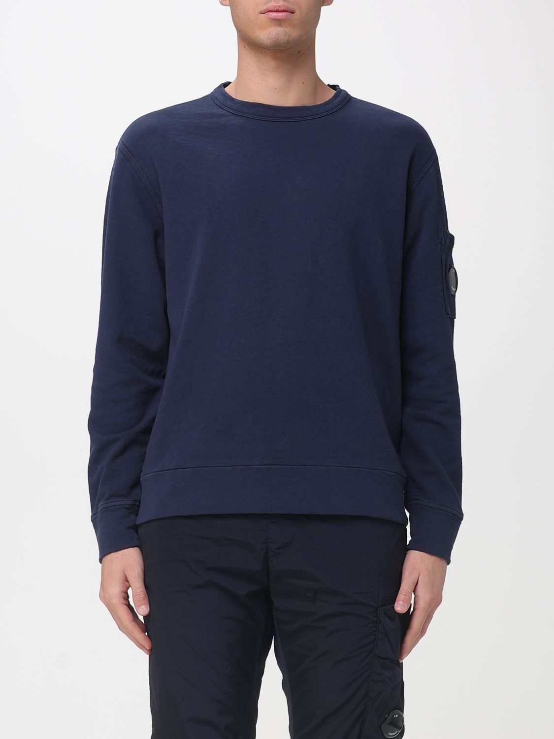 C. P. COMPANY Rundhals-Sweatshirt aus Baumwolle von