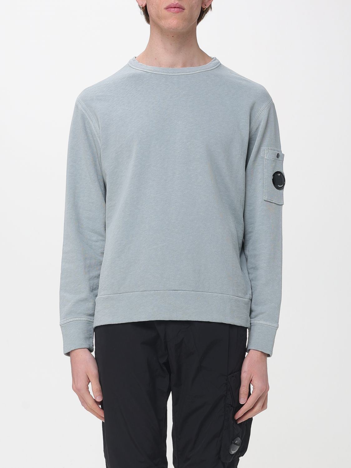 C. P. COMPANY Rundhals-Sweatshirt aus Baumwolle von