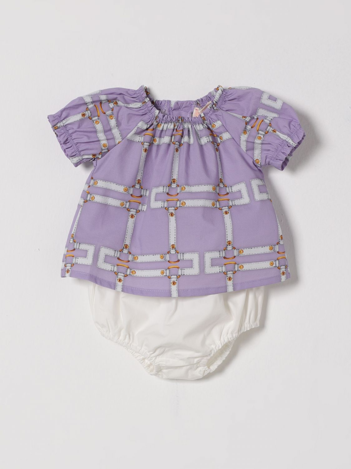 ELISABETTA FRANCHI LA MIA BAMBINA Tages-Set aus Baumwolle von