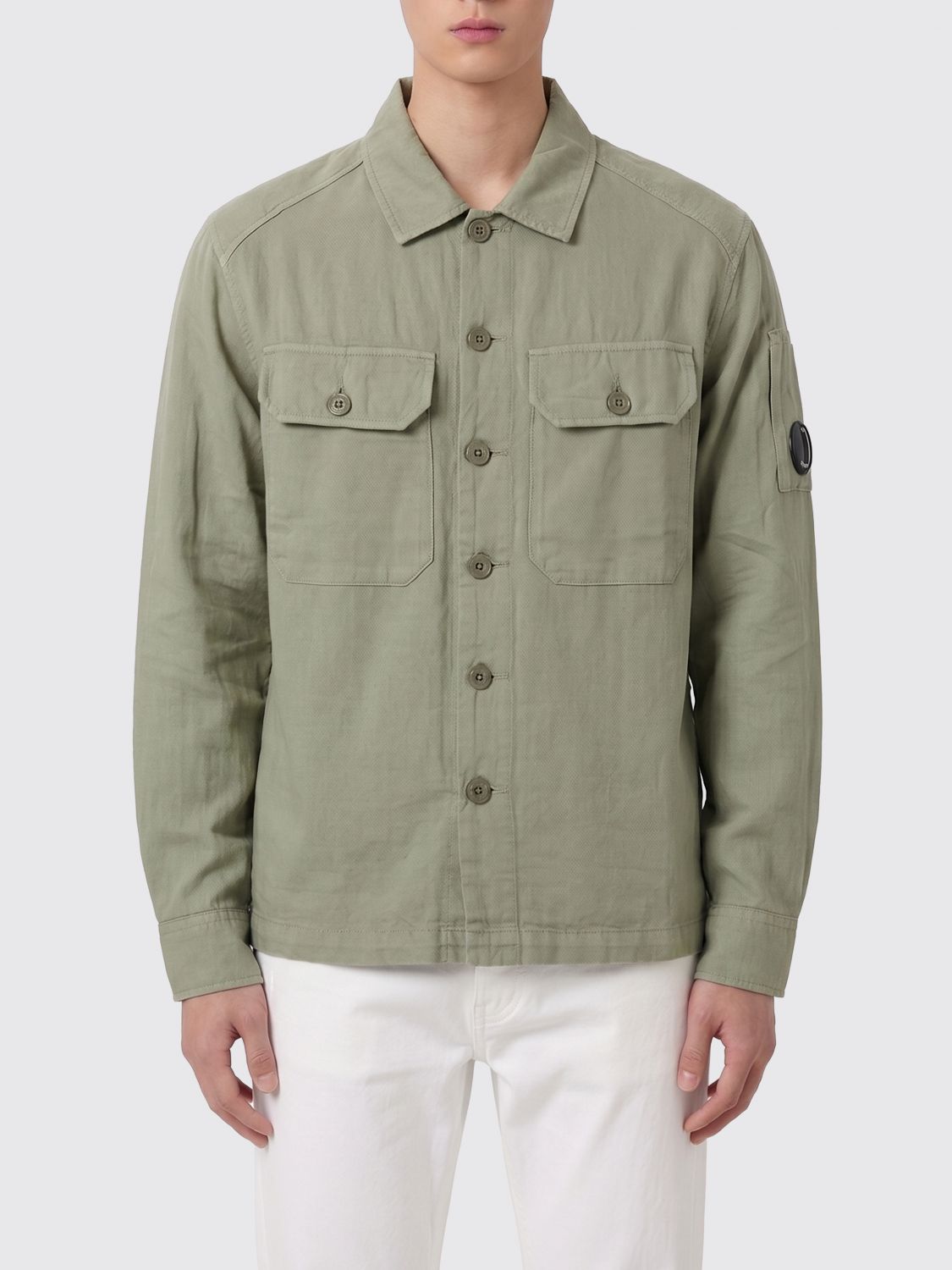 C. P. COMPANY Shirt Men color Grey