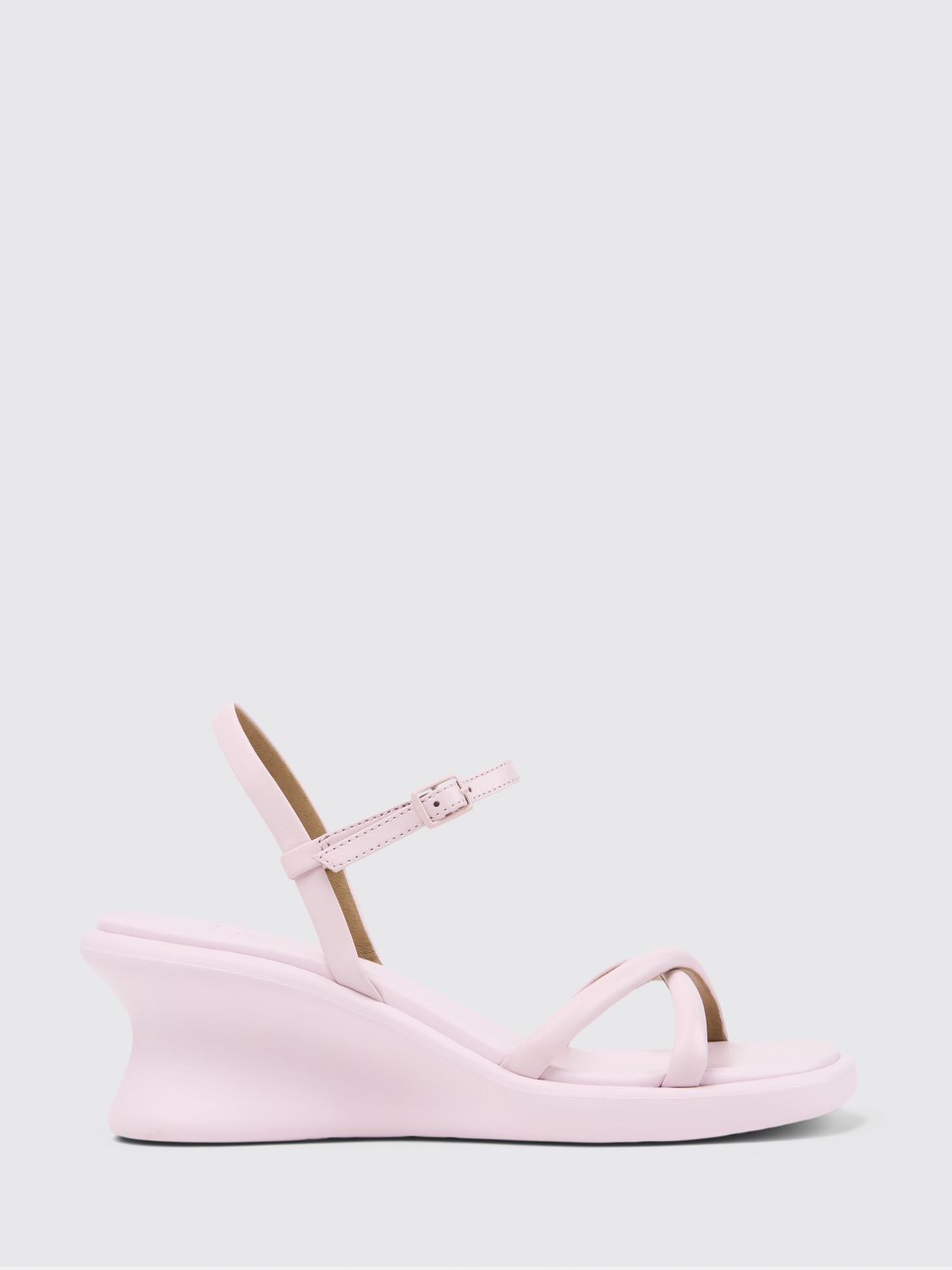CAMPER Louise Leder-Keilsandalen