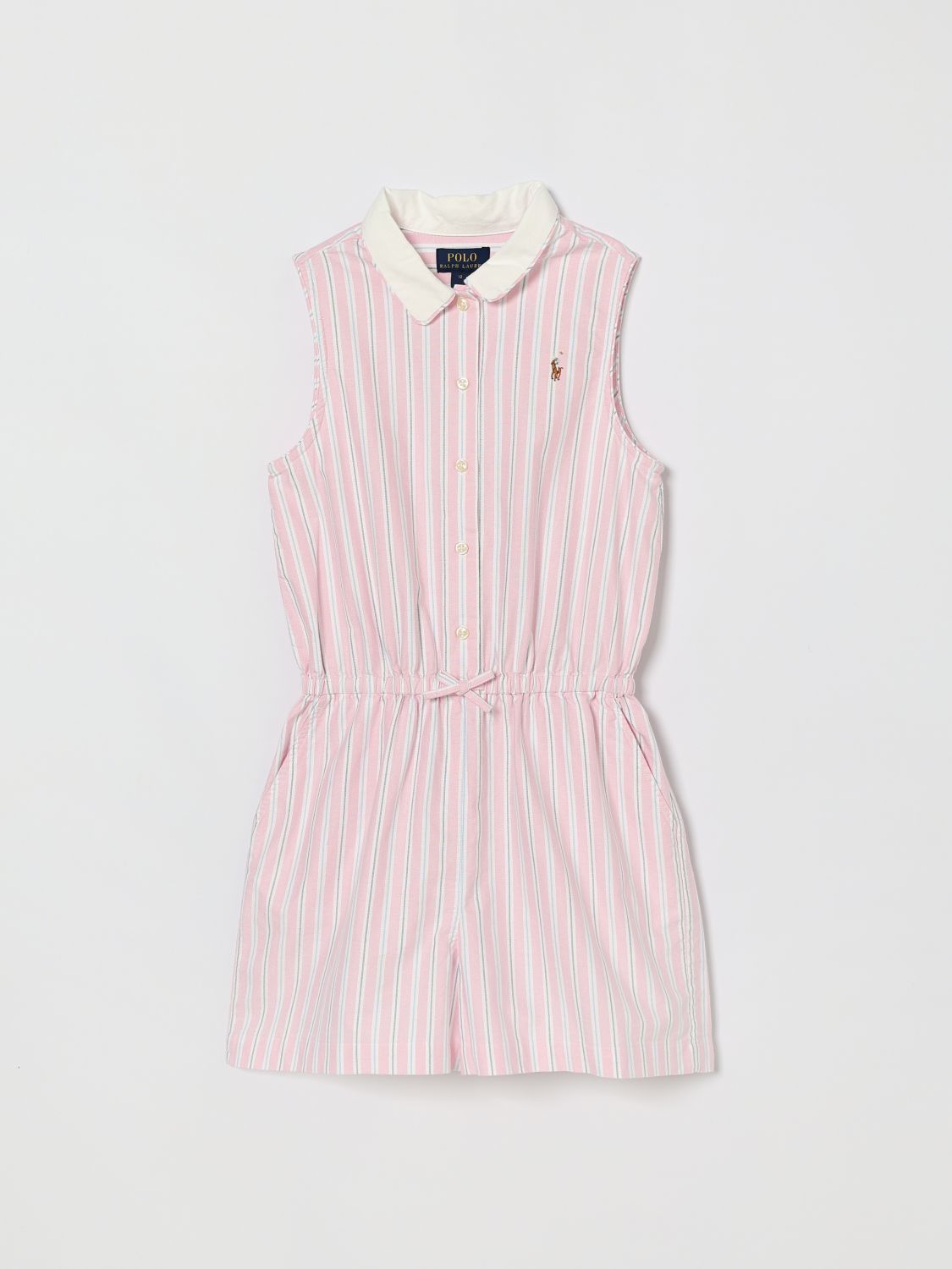 POLO RALPH LAUREN Gestreifter Baumwoll-Overall von