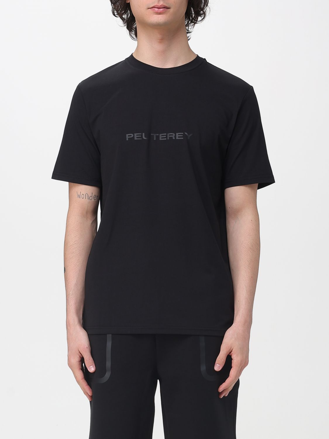 Peuterey Cotton Blend T-Shirt with Logo
