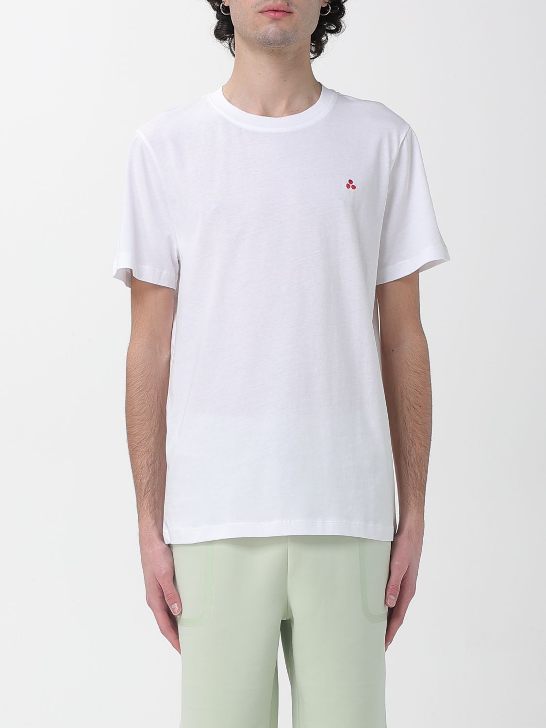 Peuterey Cotton T-Shirt with Mini Logo