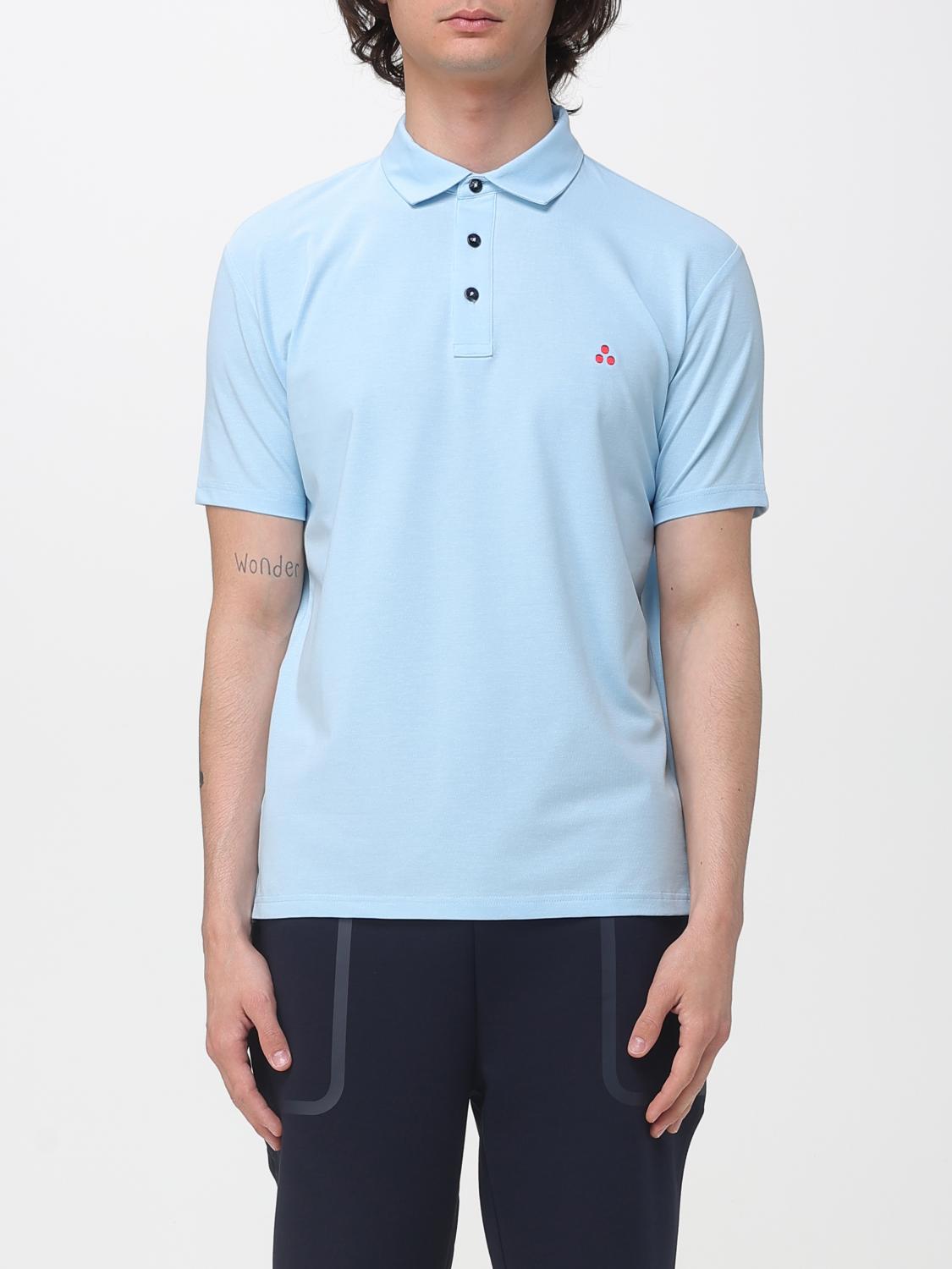 Peuterey Cotton and Silk Blend Polo Shirt