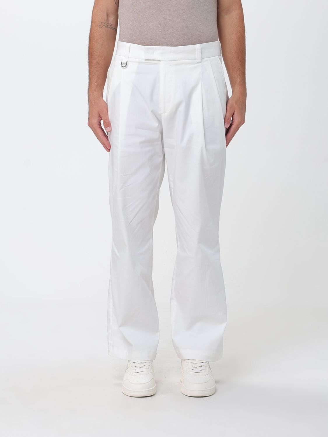 Paolo Pecora Stretch Cotton Blend Tailored Trousers · 44