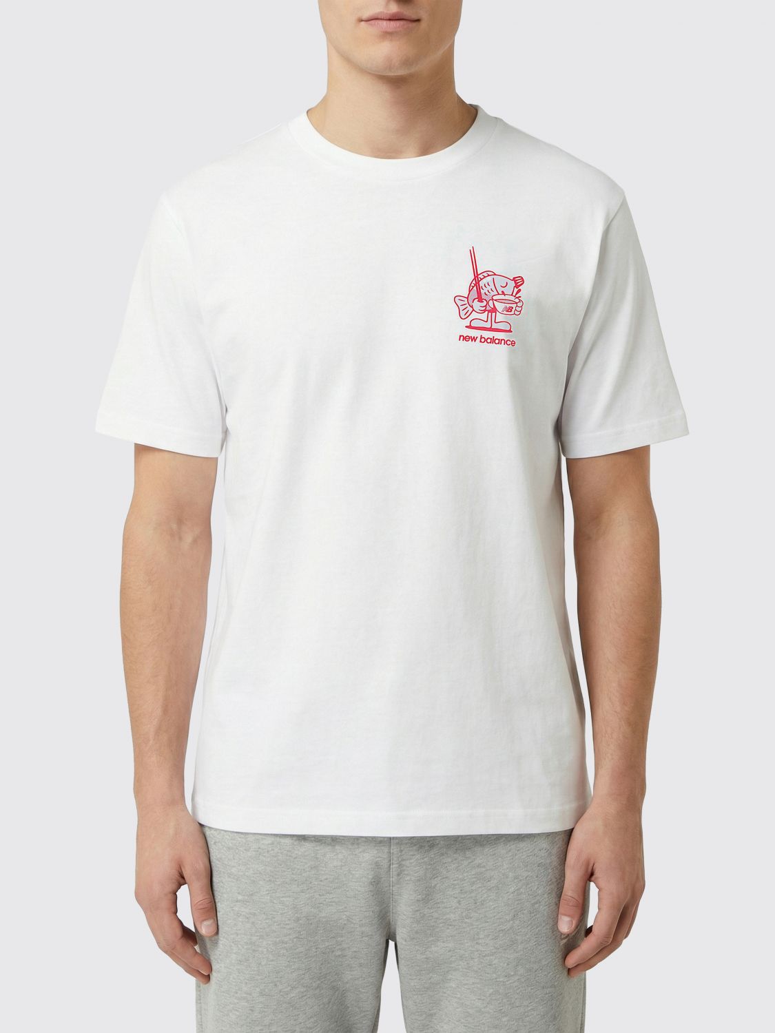 T-Shirt NEW BALANCE Uomo colore Bianco