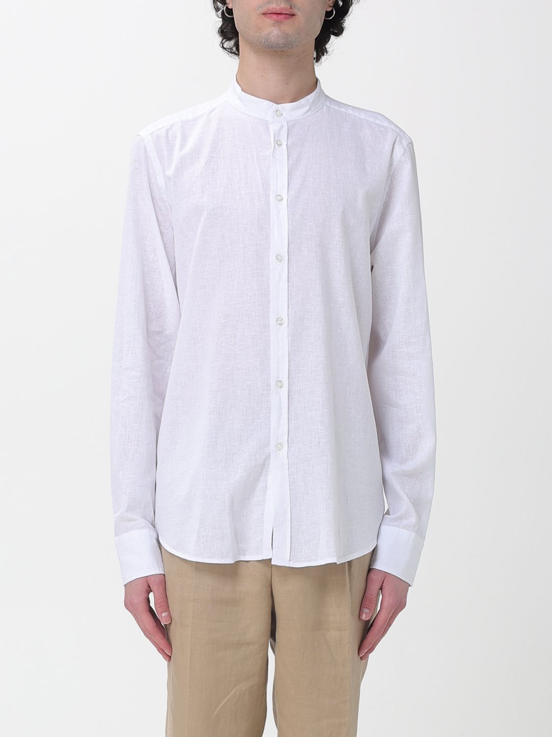 Manuel Ritz Linen and Cotton Casual Shirt