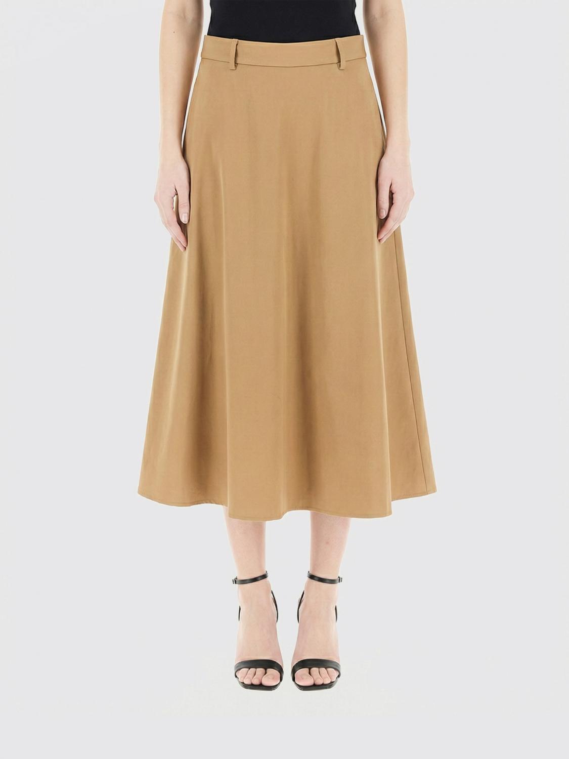 Skirt SEMICOUTURE Woman color Brown