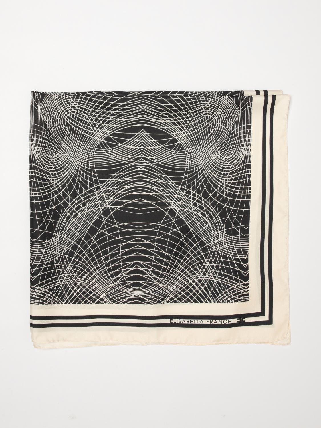 Elisabetta Franchi Printed Silk Scarf · OS