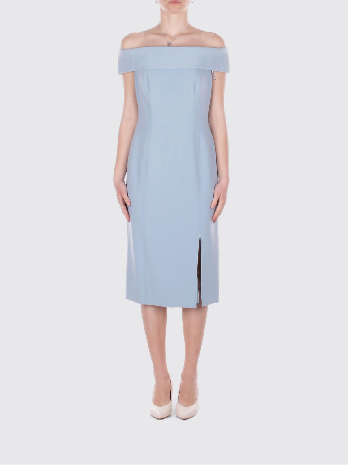 LAUREN RALPH LAUREN Midi-Polyesterkleid