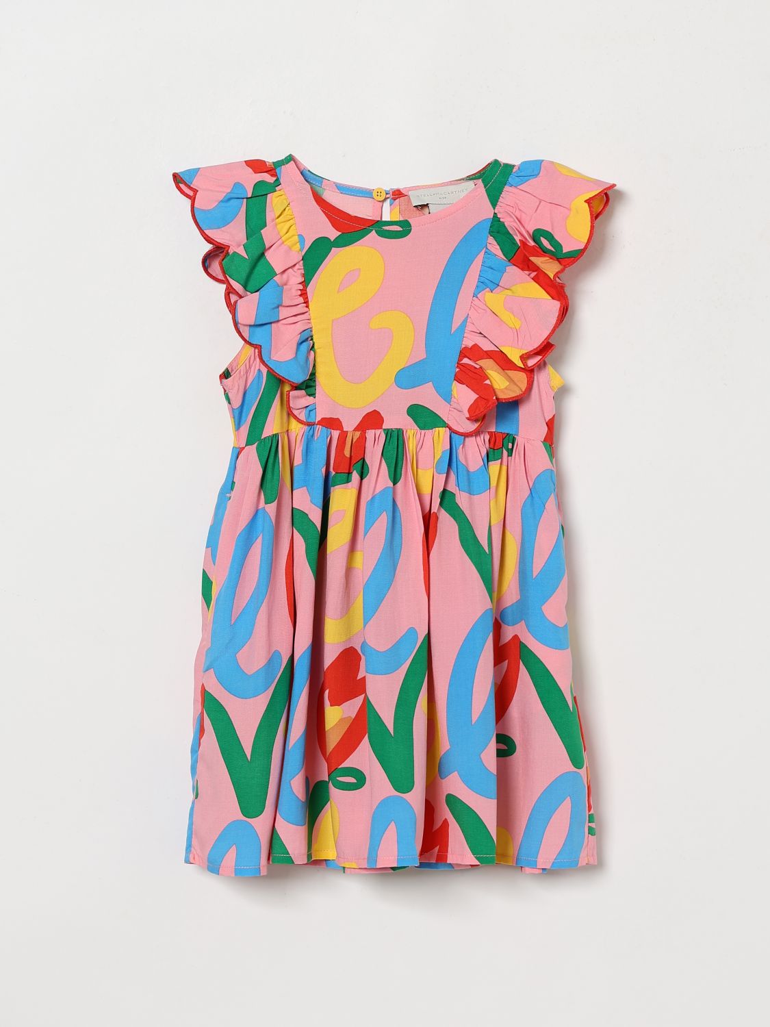 STELLA MCCARTNEY KIDS Printed Viscose Blend Dress　STELLA MCCARTNEY KIDS プリント ビスコース ブレンド ドレス STELLA