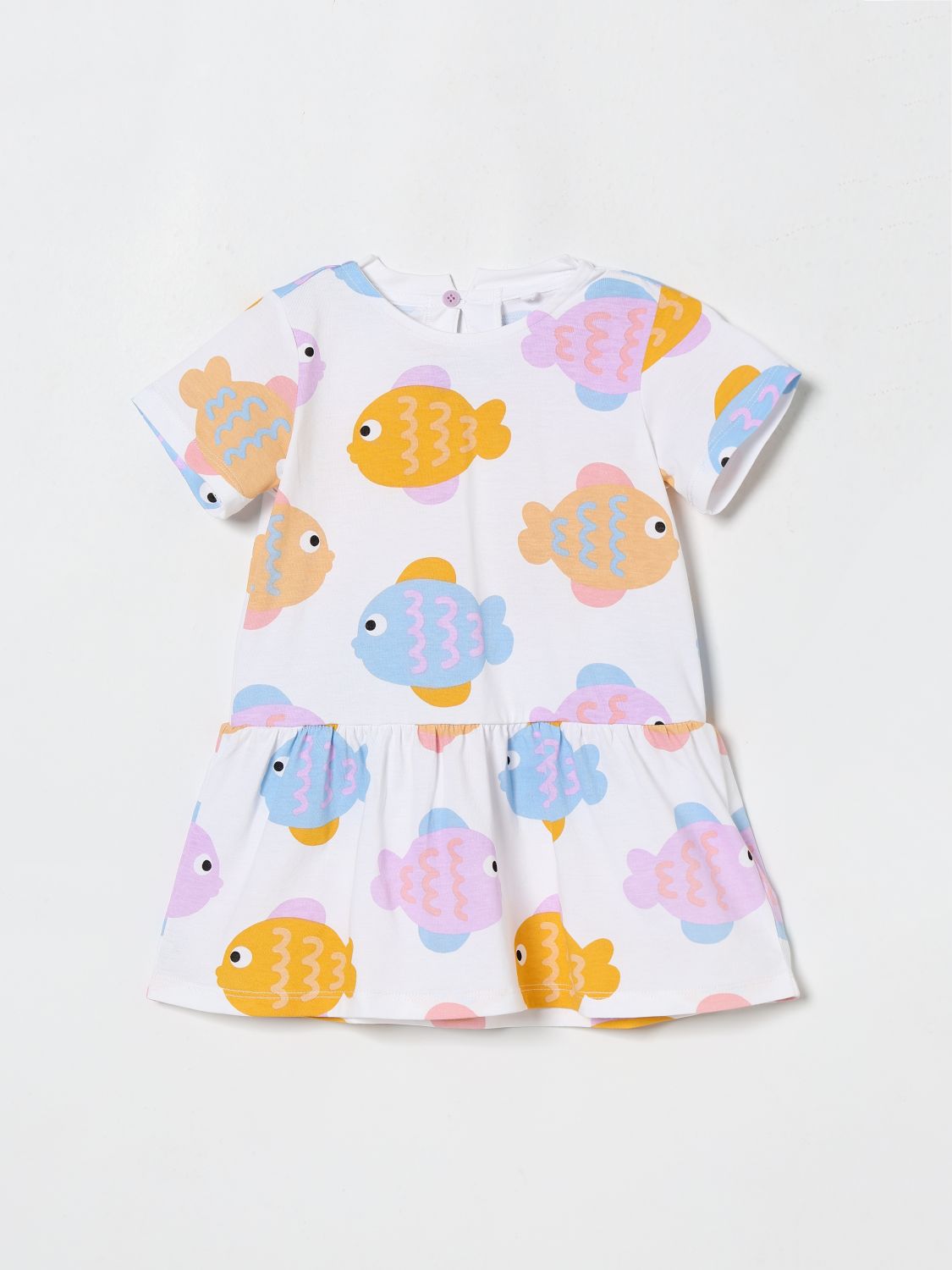 STELLA MCCARTNEY KIDS Bedrucktes Baumwollkleid