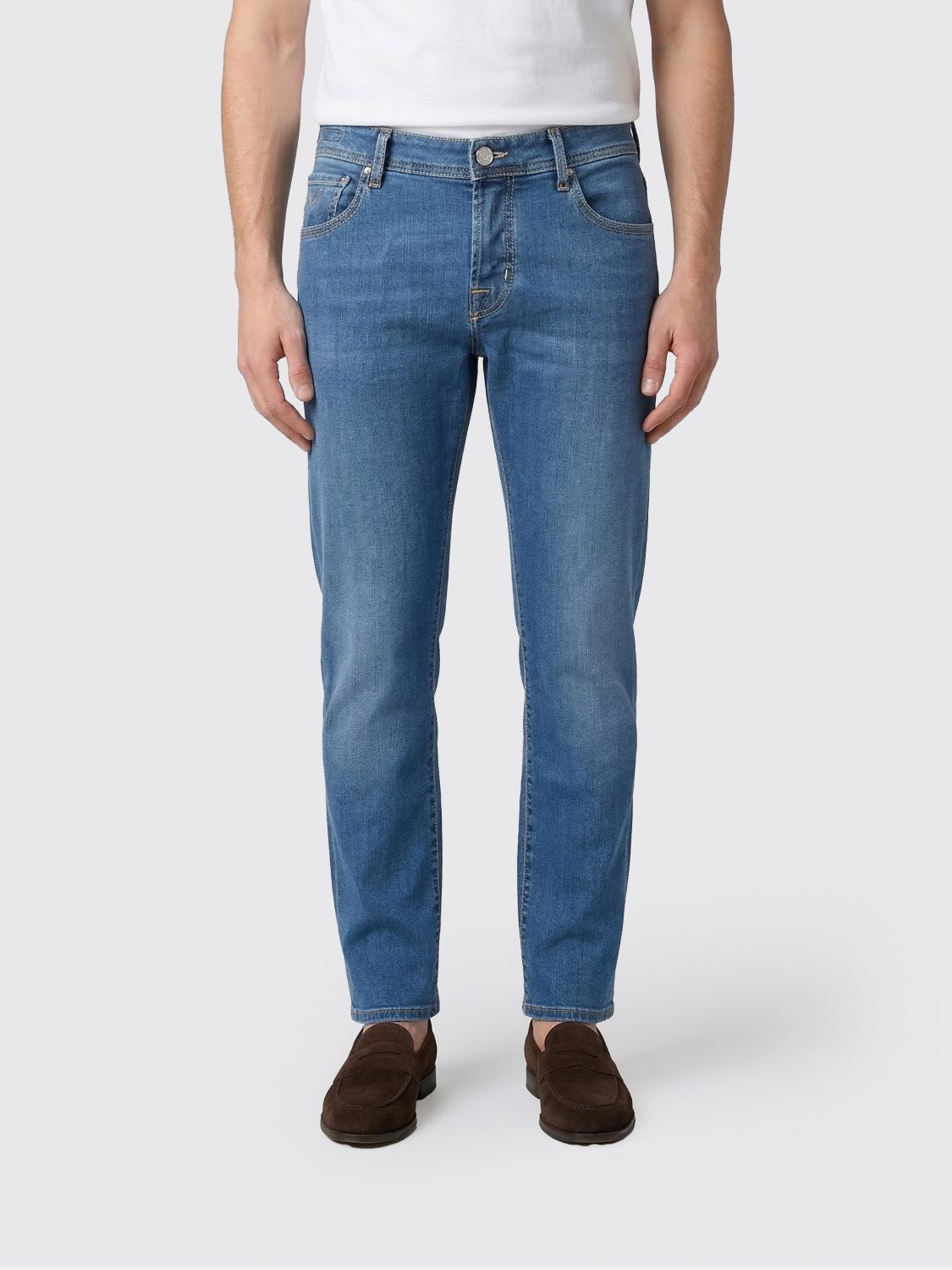 JACOB COHEN Slim Fit Stretch-Jeans aus Denim