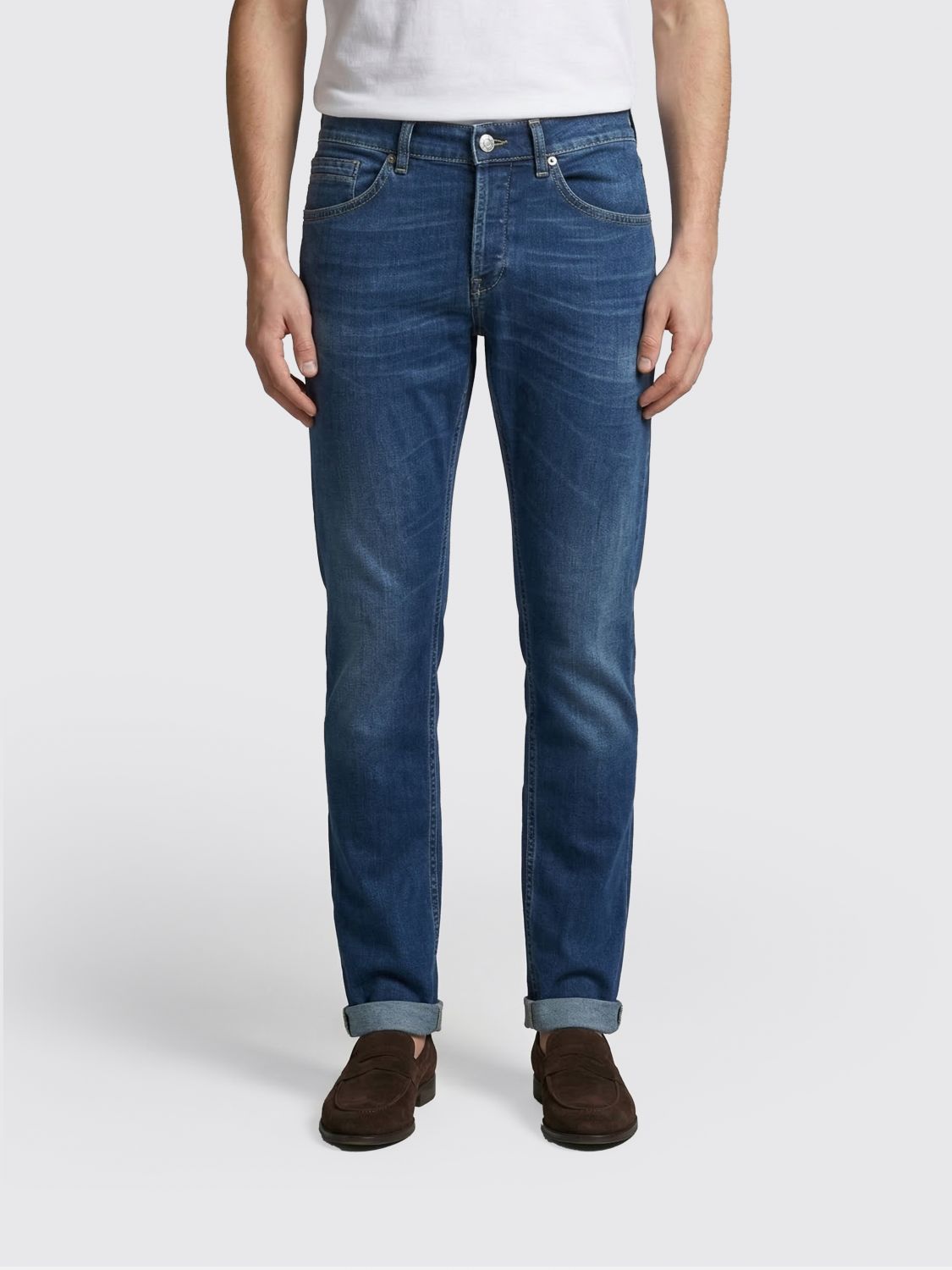 DONDUP Slim Fit Jeans aus Stretch-Denim