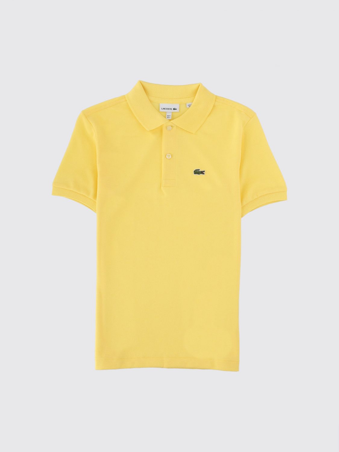 LACOSTE Polo classica in cotone con logo