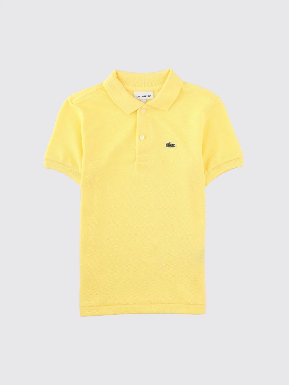 LACOSTE Polo classica in cotone con logo
