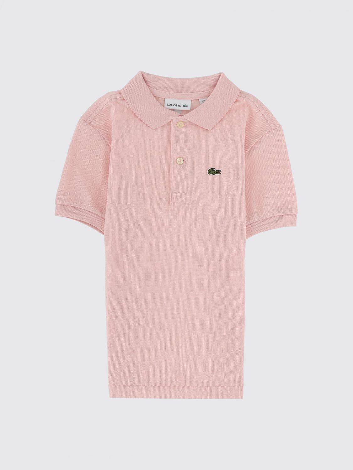 LACOSTE Polo classica in cotone con logo