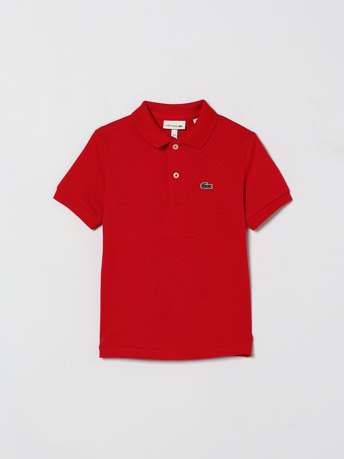 LACOSTE Polo classica in cotone con logo