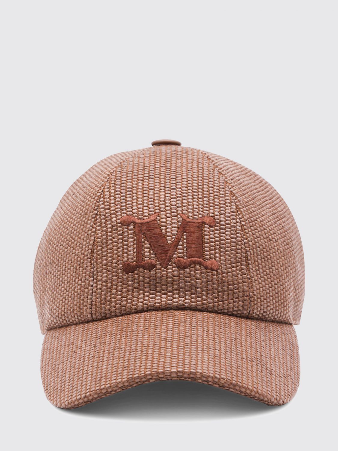 Max Mara MAX MARA Cotton Blend Baseball Cap with Logo　MAX MARA ロゴ入りコットンブレンドベースボールキャップ