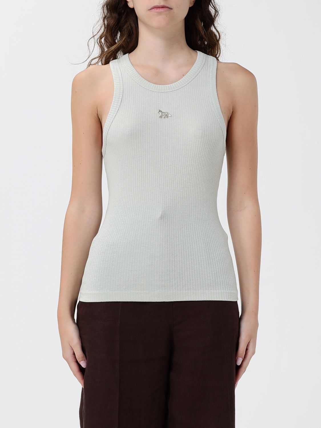 MAISON KITSUNÉ Top Woman color Grey