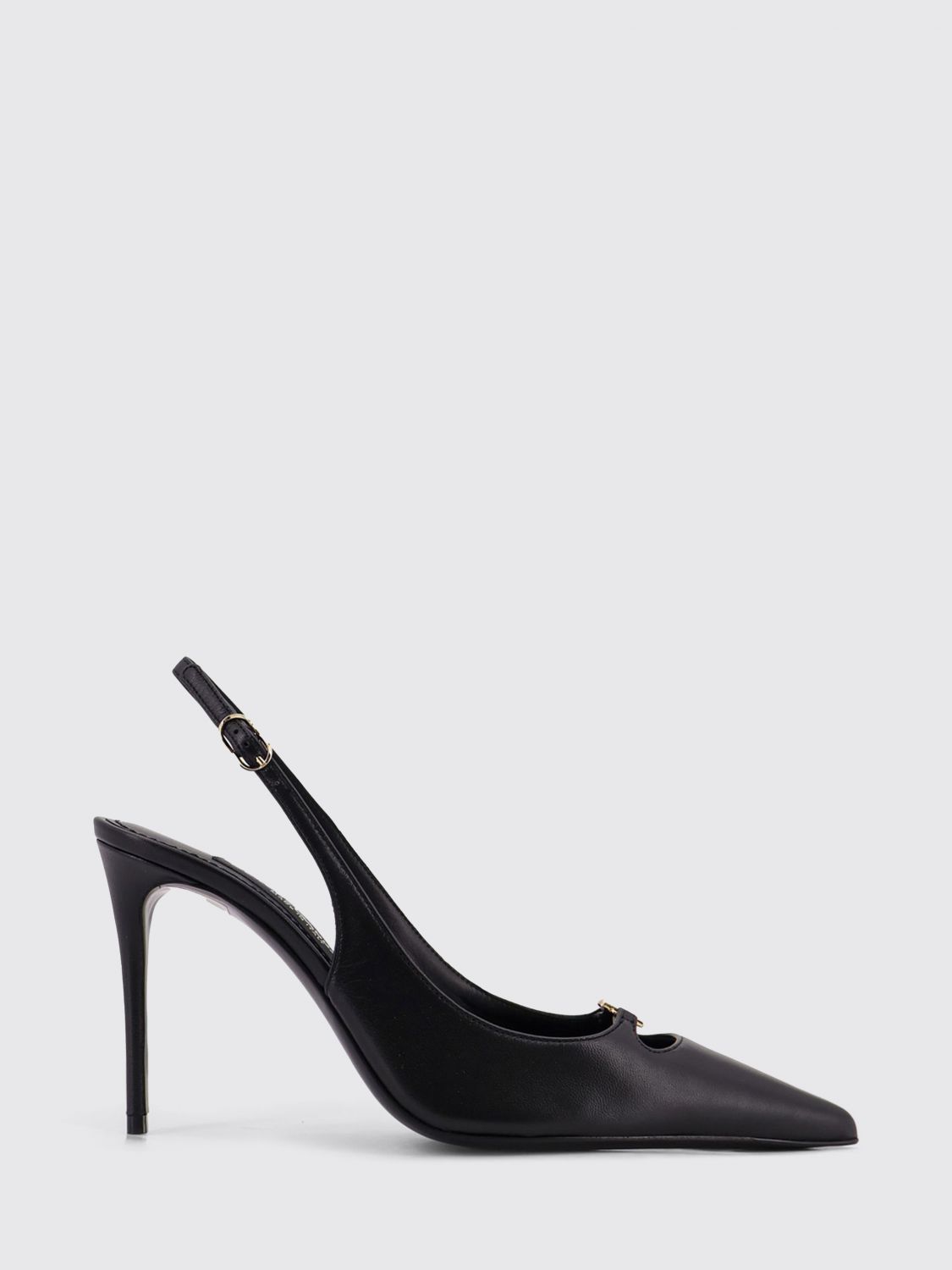 DOLCE & GABBANA Leather Slingback Pumps