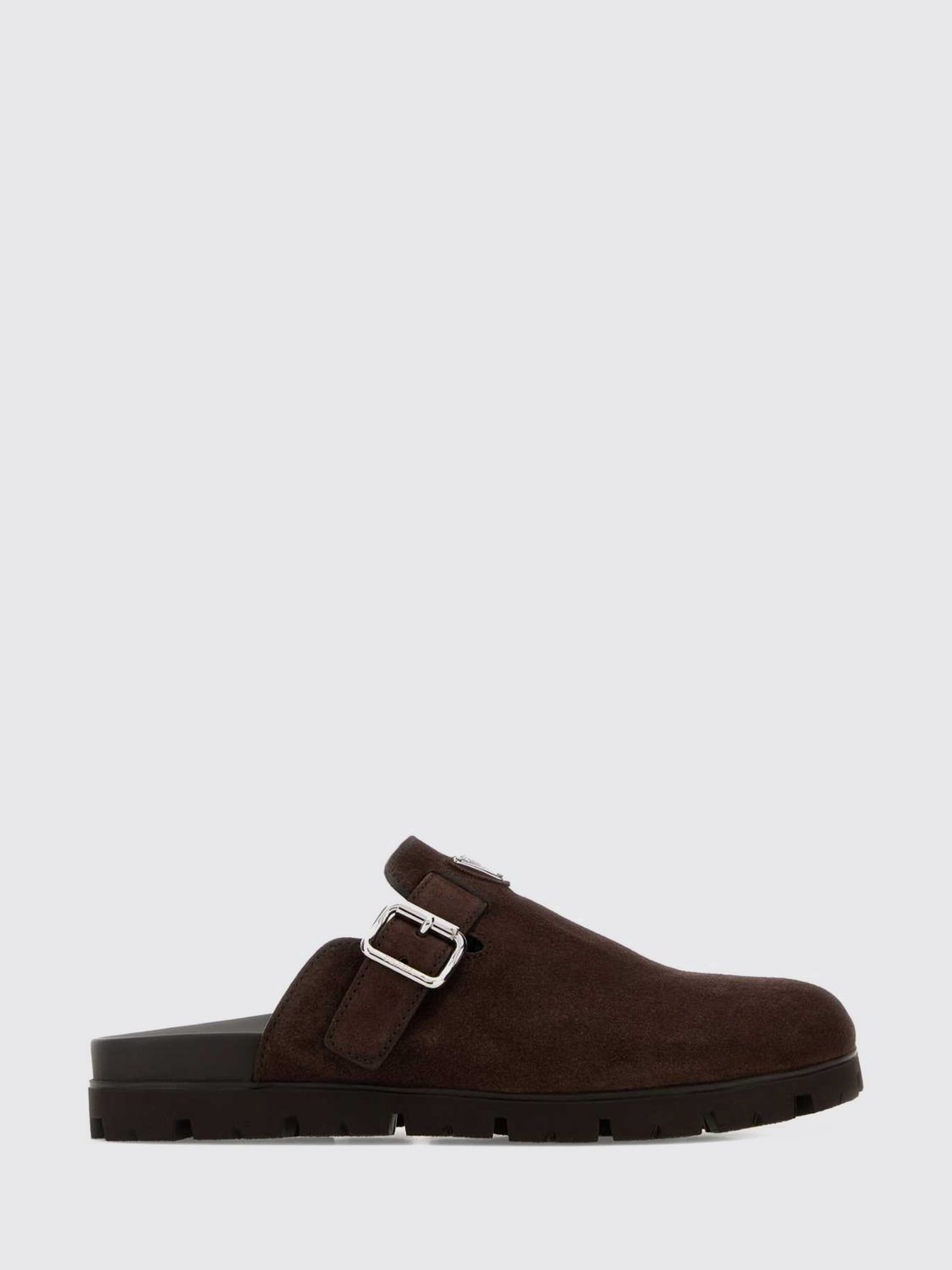 Prada Suede Mules In Multi