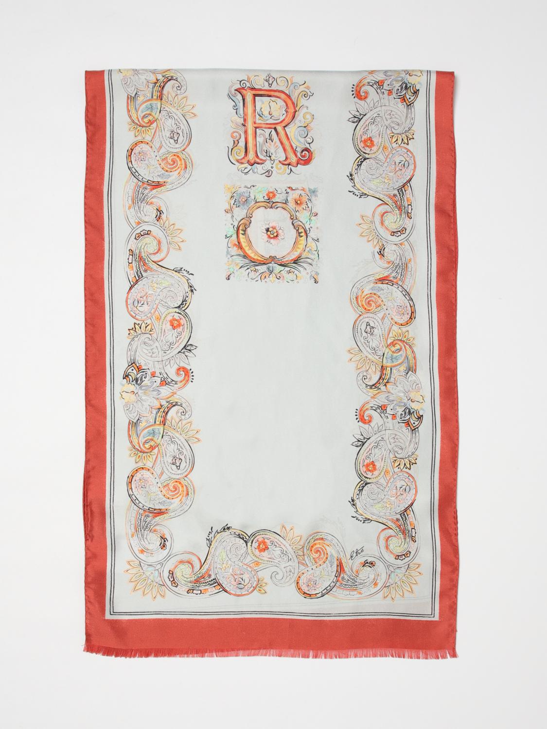 ETRO ETRO Printed Silk Foulard　ETRO プリントシルクスカーフ