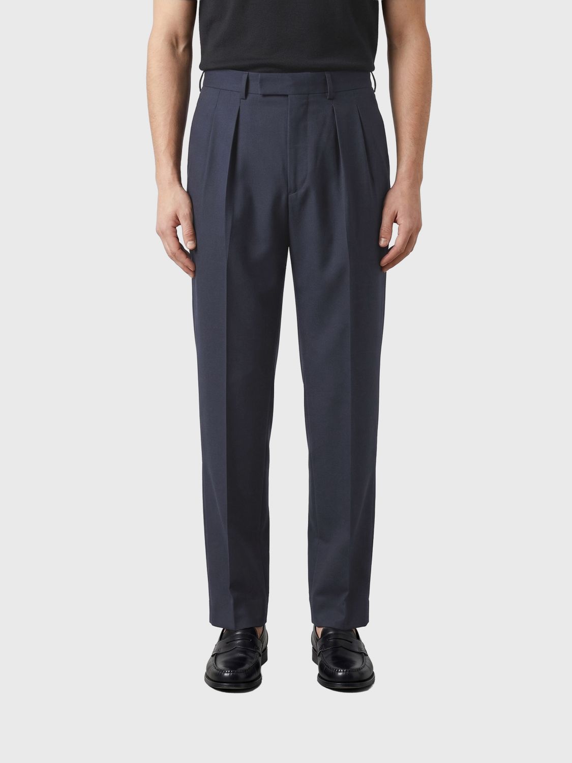 Tom Ford Wool And Cashmere Tailored Trousers In Blue