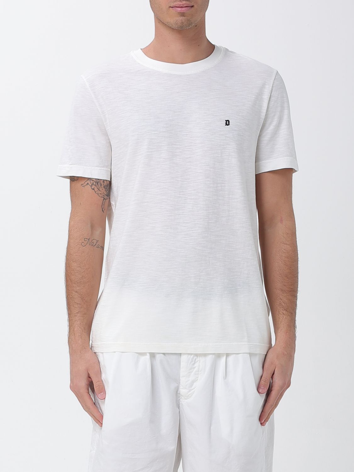 DONDUP Rundhals-T-Shirt aus Baumwolle