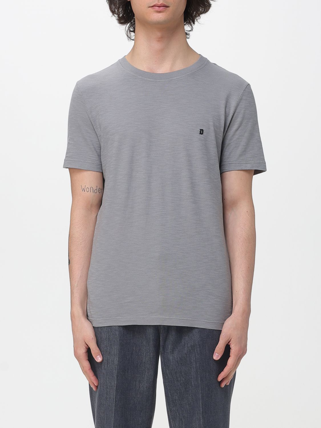 DONDUP Rundhals-T-Shirt aus Baumwolle