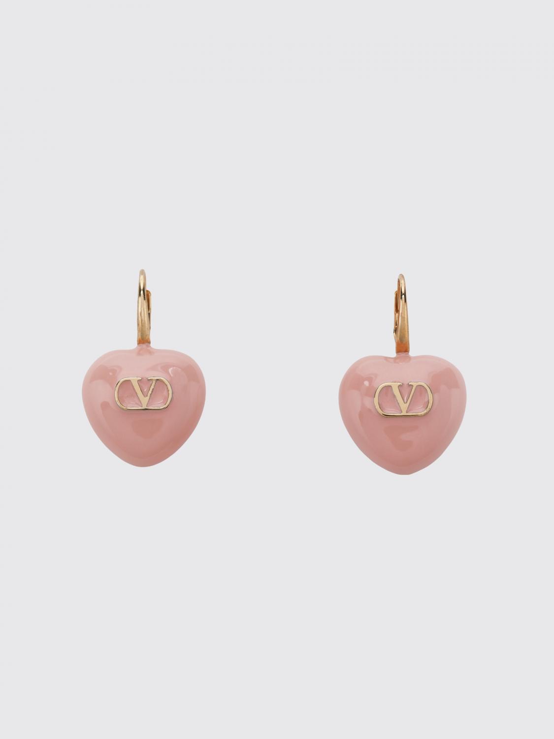 VALENTINO GARAVANI Coeur Royal Earrings in Enamelled Brass VALENTINO