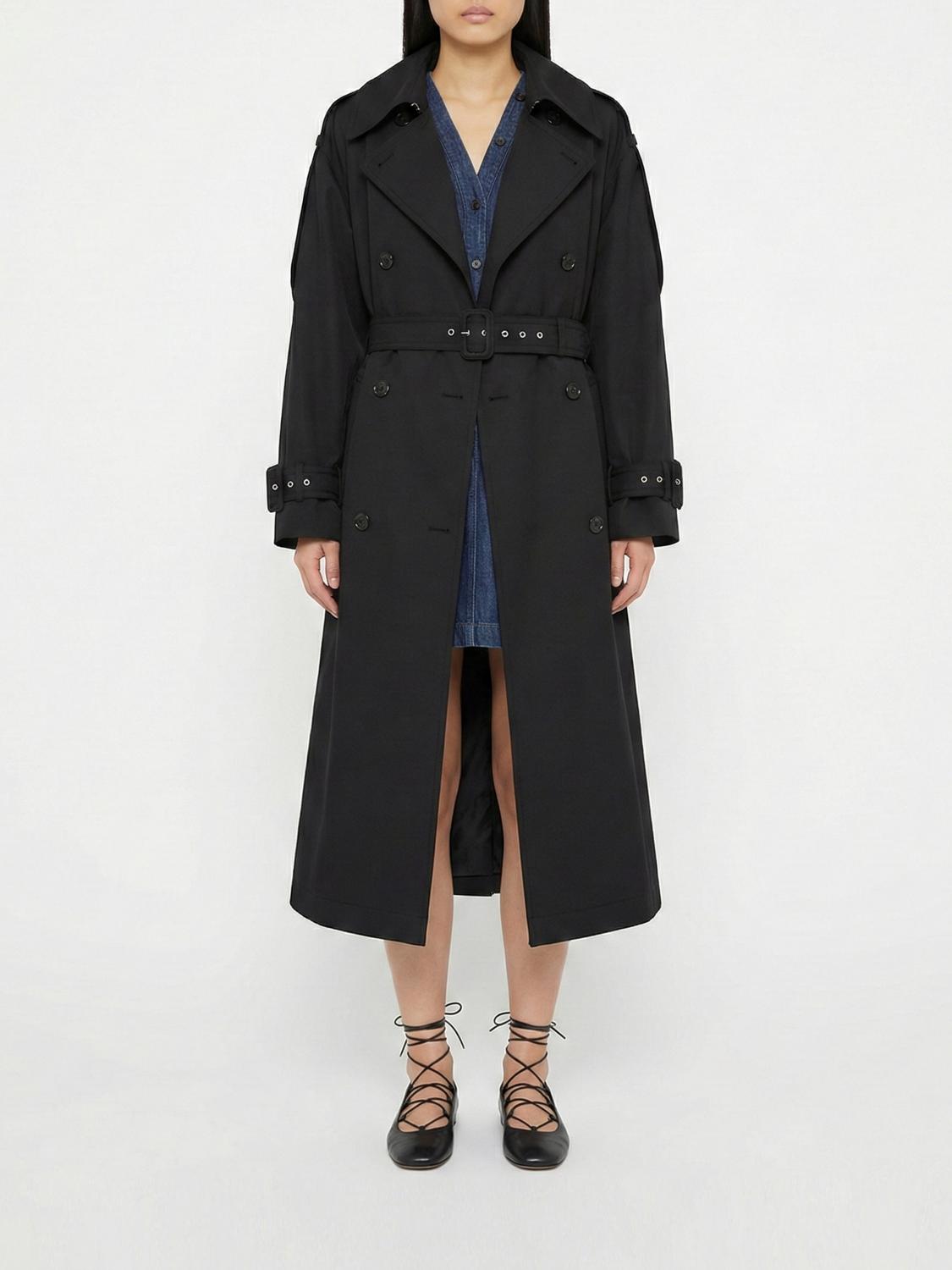 SPORTMAX Double-Breasted Trench Coat
