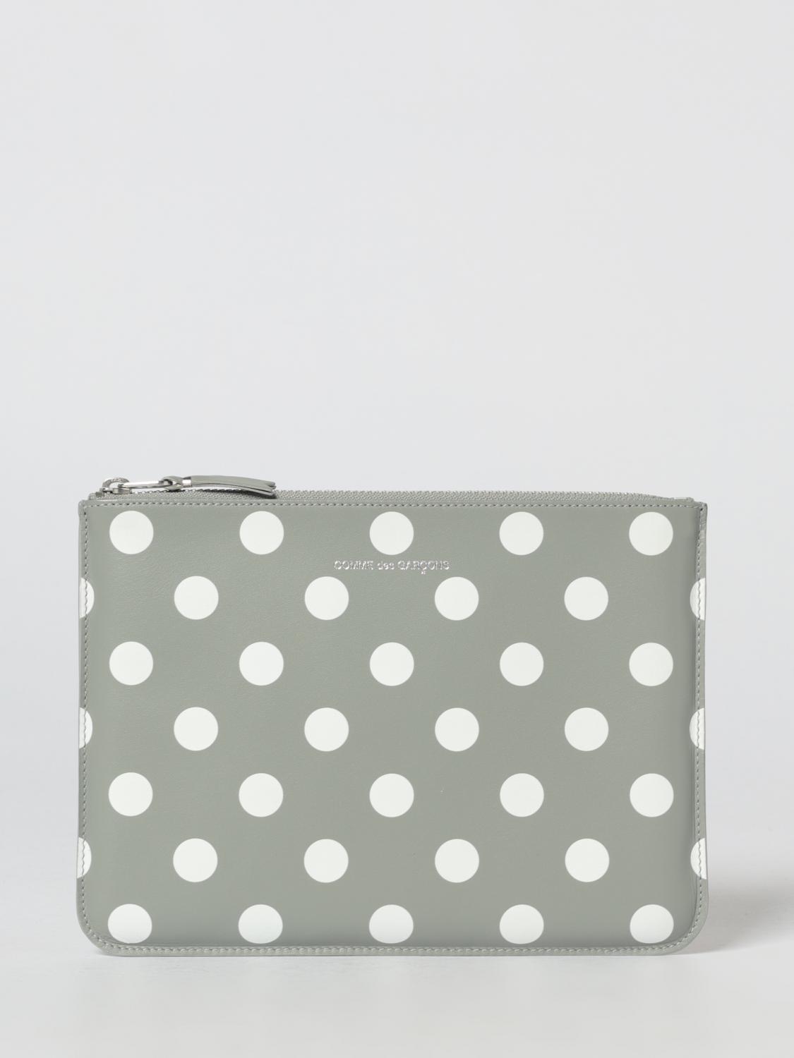 COMME DES GARÇONS WALLET Pouch aus gepunktetem Leder