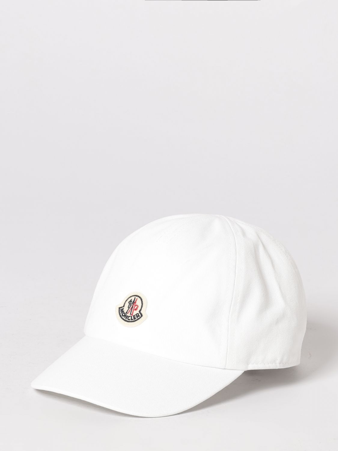 MONCLER MONCLER Cotton Twill Hat With Logo Patch　MONCLER ロゴパッチ付きコットンツイルハット
