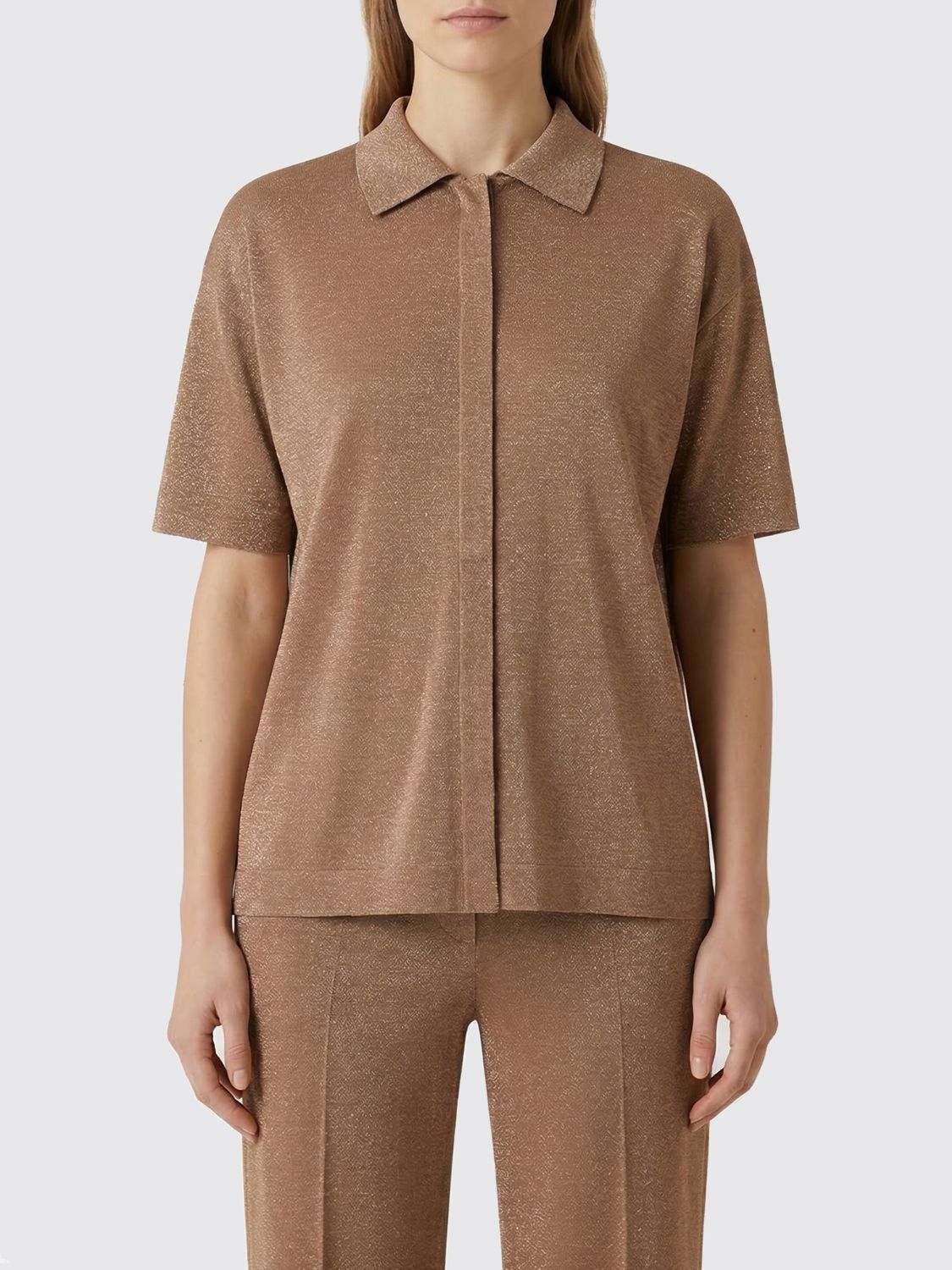 FABIANA FILIPPI Lurex-Polohemd