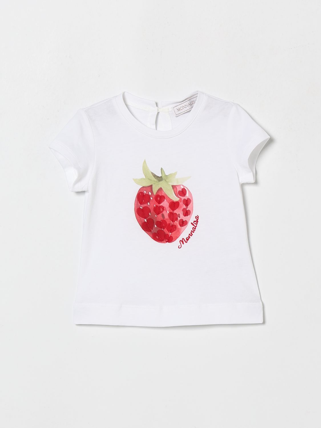 MONNALISA Baumwoll-T-Shirt mit Fruchtdruck