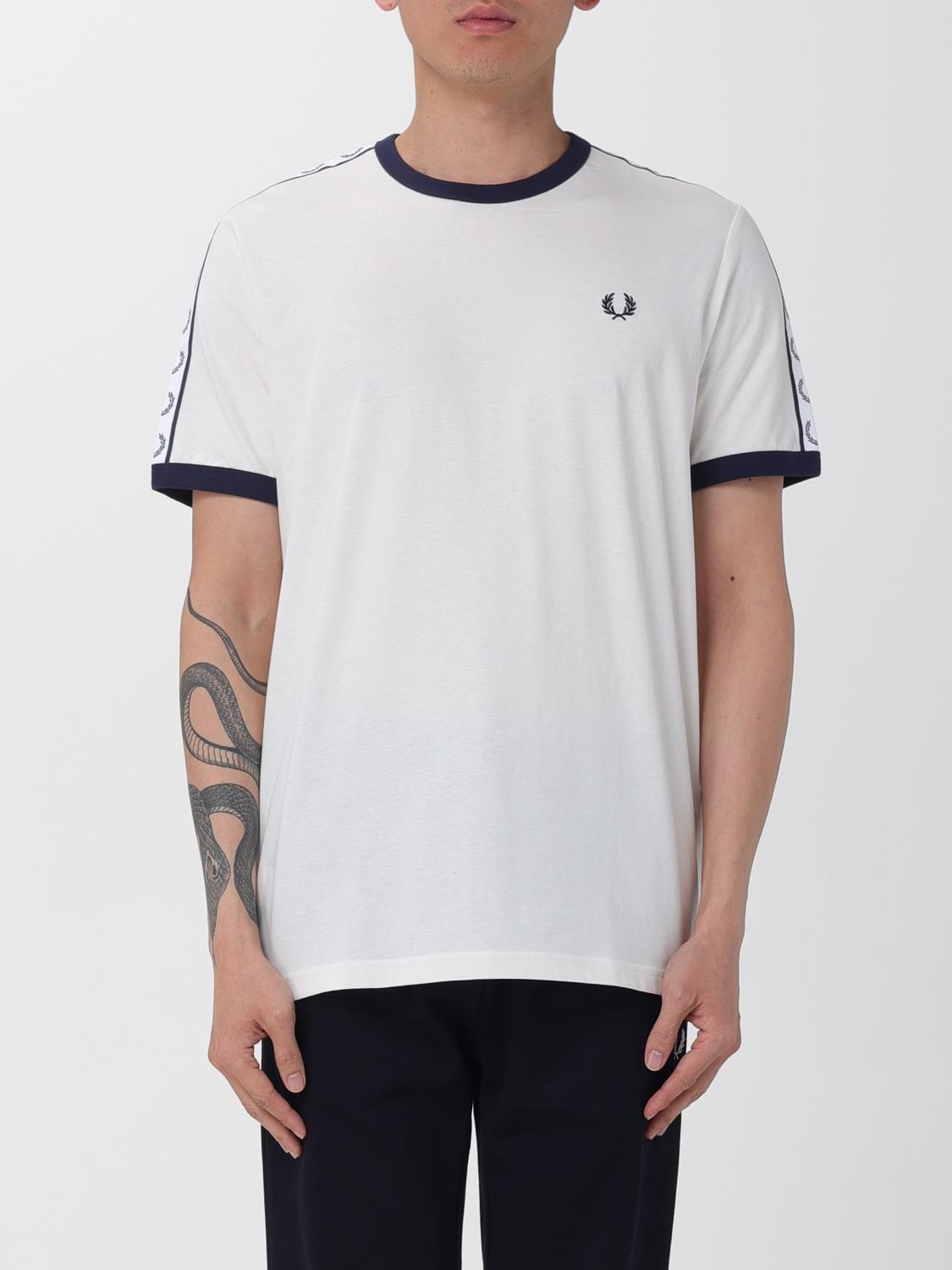 FRED PERRY Baumwoll-T-Shirt mit Logo
