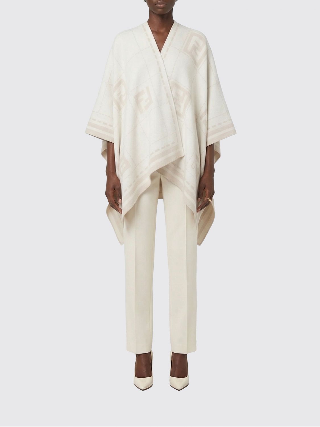 FENDI Mantella in lana