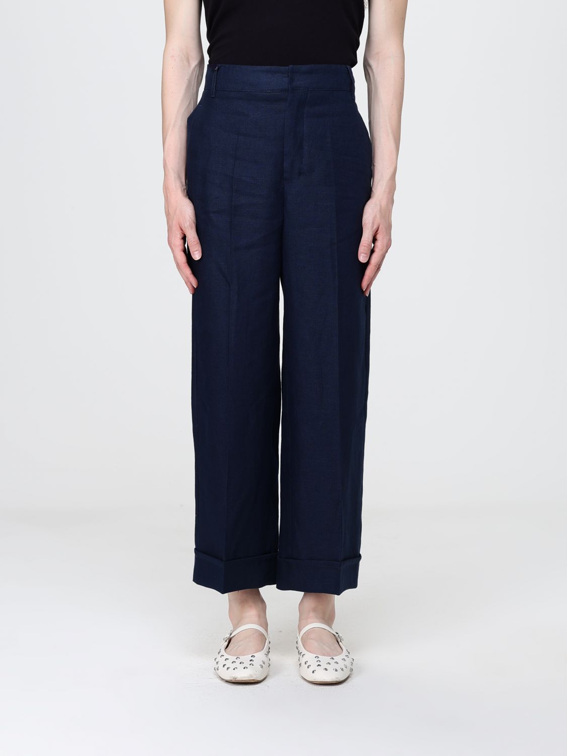 'S MAX MARA Pants Woman color Blue