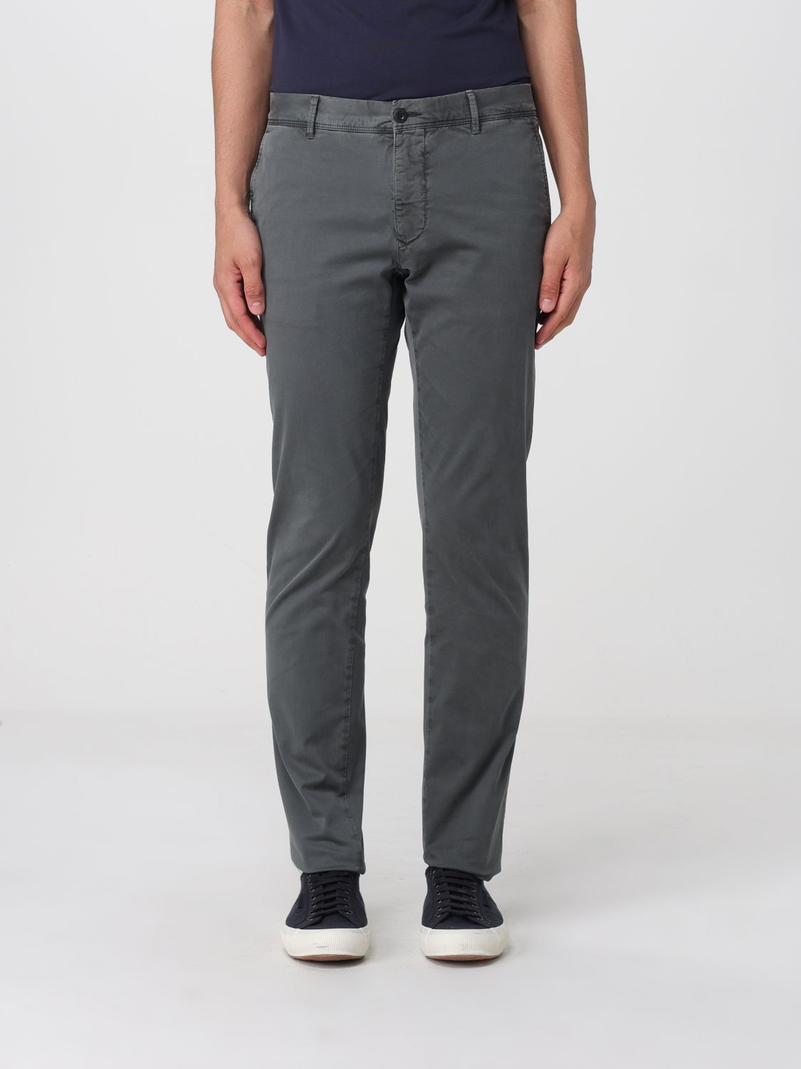 INCOTEX Pants Men color Burnt