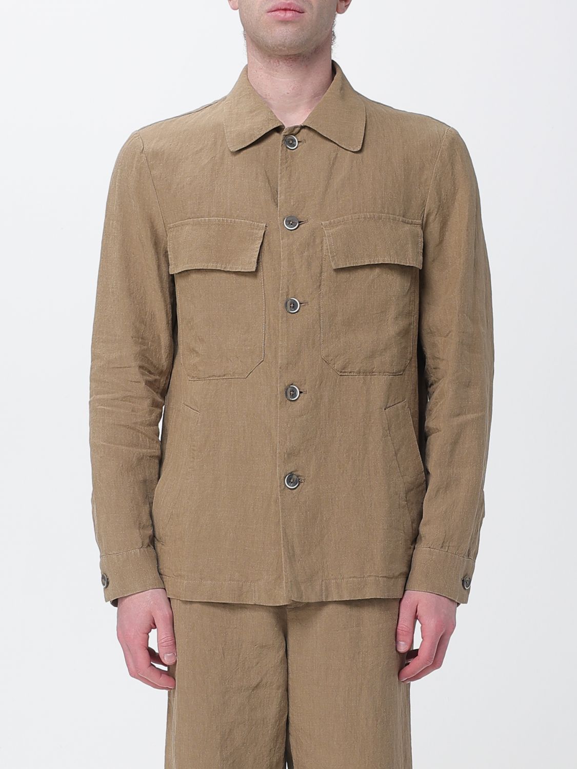 Barena Linen Blend Shirt · 48