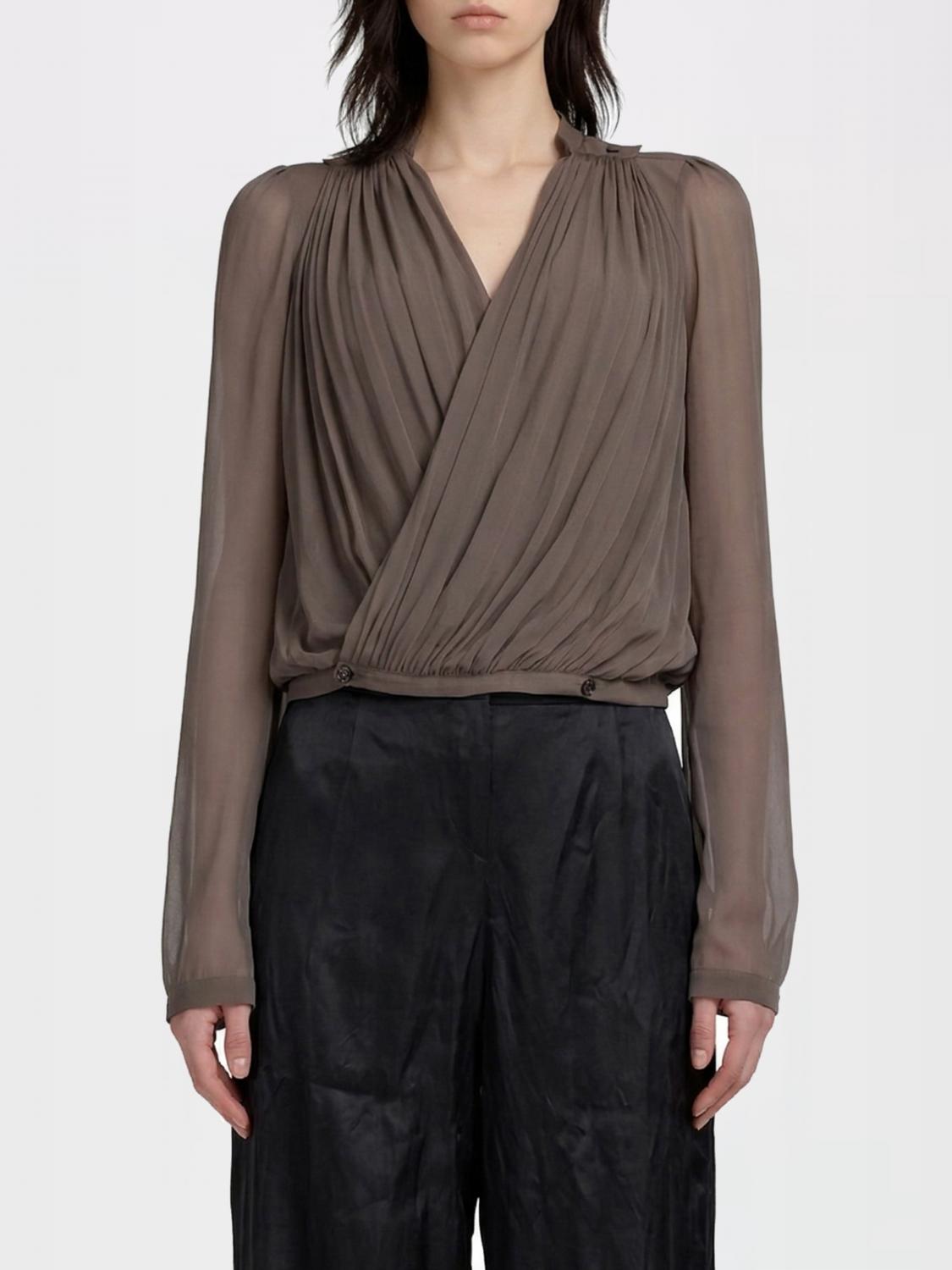 RICK OWENS Seidenbluse