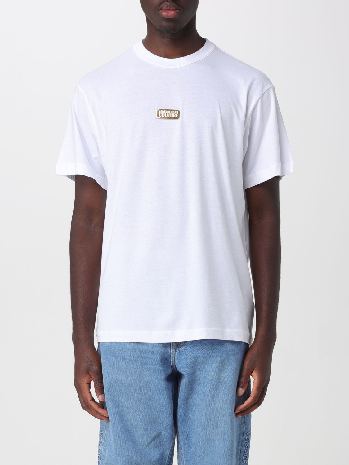 VERSACE JEANS COUTURE T-shirt over in cotone con logo